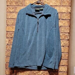 Stillwater Supply Co Teal Quarter Zip Pullover Women’s XL Outdoor